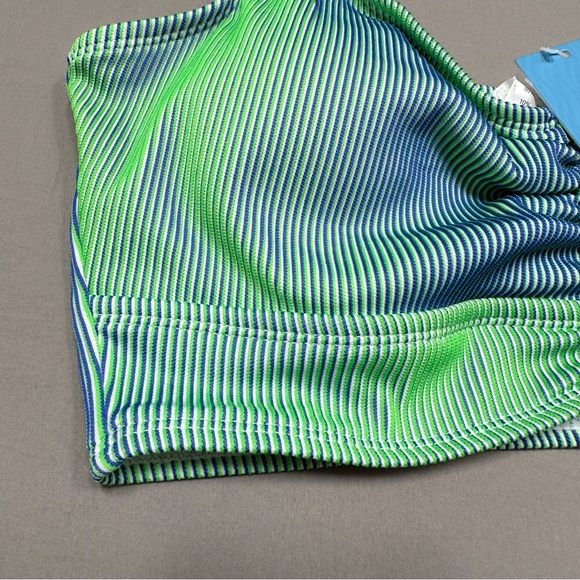 NWT! CUPSHE illusion green blue bikini swimsuit, M. - Picture 12 of 16